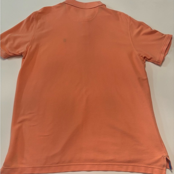 IZOD Advantage Performance Polo Shirt Men’s XL Coral Orange Stretch - Picture 4 of 4